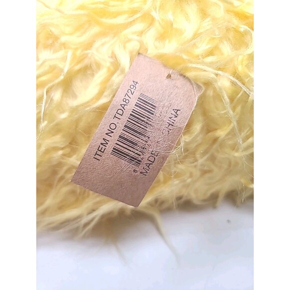 NWT WT Collection Large Weighted Fuzzy Yellow Chick  Primitive Spring Easter - Picture 7 of 7